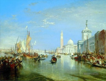  Venedig Kunst - Venedig Die Dogana und San Giorgio Maggiore blau Turner